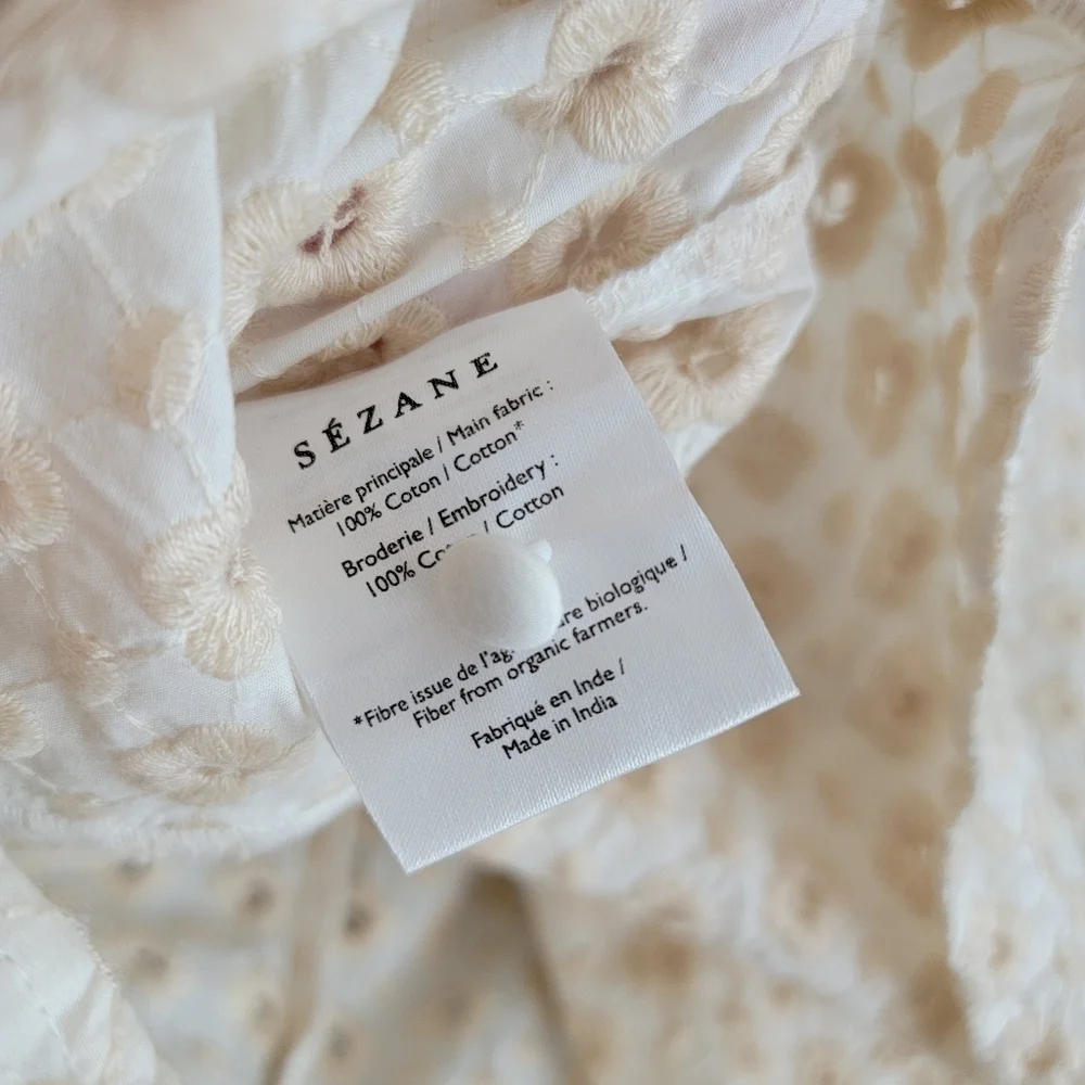 Sezane Forta Blouse size 42 NWT - Picture 7 of 10